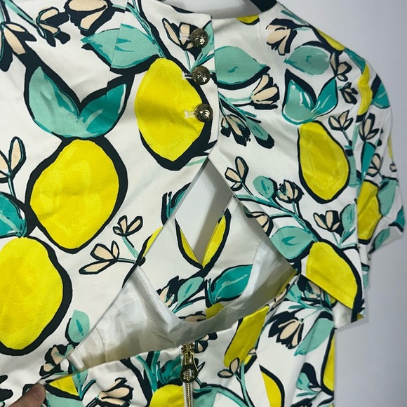 Draper James (Reese Witherspoon) Lemon Orchard Dress | Size 0 - Picture 4 of 8